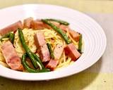 厚切りベーコンとインゲンのペペロンチーノ作り方5写真