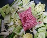 簡単！ 安い！かさ増し！ 挽肉の焼肉丼風作り方3写真