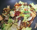 簡単！ 安い！かさ増し！ 挽肉の焼肉丼風作り方4写真