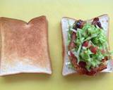 照焼きチキンと春キャベツのトーストサンド作り方6写真