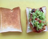 照焼きチキンと春キャベツのトーストサンド作り方6写真