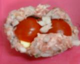 トマトチーズの肉団子の巾着煮♪作り方6写真