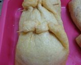 トマトチーズの肉団子の巾着煮♪作り方7写真