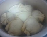 トマトチーズの肉団子の巾着煮♪作り方9写真