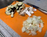 スープ缶で作る簡単ビーフストロガノフ作り方1写真