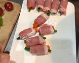 お弁当用〜豚薄切り肉巻き作り方3写真