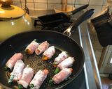 お弁当用〜豚薄切り肉巻き作り方4写真