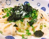 材料3つ！簡単冷凍うどん☆たらこバター作り方4写真