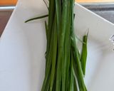 モチモチ！チヂミ風ニラゴマ焼き作り方1写真