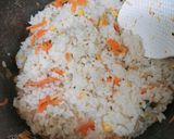 塩銀鮭と根菜の生姜炊き込みご飯作り方2写真