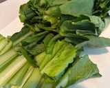 レンジで作る小松菜としめじのだし和え作り方1写真