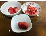 【ゼラチン不要】簡単！いちごのムース風作り方1写真