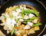 マクロビ☆たけのこと春野菜のお酢炒め作り方2写真
