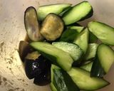 俺流！夏野菜の柚子胡椒ポン酢和え作り方6写真