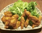 雑な男料理:せせり肉の唐揚げ!!作り方8写真