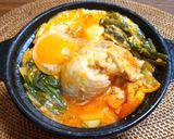 激辛スタミナ鶏ちゃんこ飯鍋作り方16写真