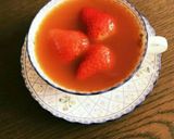 ほっこり～(*´╰╯`*)♬*苺の紅茶♡作り方3写真