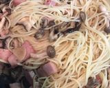 たっぷりキノコとベーコンの和風スパゲティ作り方8写真