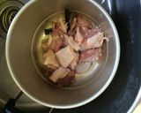 たけのこ　鶏もも肉との煮物作り方3写真