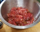 ピリ旨簡単♪アボカドマグロのポキ風丼作り方1写真