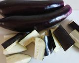 豚肉と茄子の塩昆布炒め作り方1写真