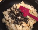 簡単 カリカリ梅と塩昆布チャーハン作り方3写真