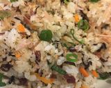 簡単 カリカリ梅と塩昆布チャーハン作り方4写真
