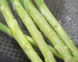 アスパラとチャーシューの胡麻和え作り方1写真