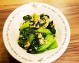 簡単！お手軽！青梗菜とシーチキンの炒め物作り方3写真