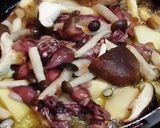 香ばしくタケノコとホタルイカでアヒージョ作り方7写真