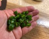 タコ、青唐辛子とトマトのセビーチェ作り方1写真