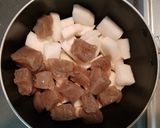 豚切り落とし(切り出し)のさっぱり煮作り方5写真