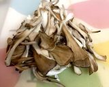 青じそ香る水菜と舞茸のサラダパスタ作り方4写真
