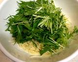 青じそ香る水菜と舞茸のサラダパスタ作り方3写真