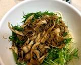 青じそ香る水菜と舞茸のサラダパスタ作り方7写真