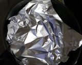タケノコと春菊の味噌煮込み焼き作り方6写真