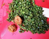 刻み梅わらび作り方1写真