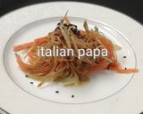 イタリア風きんぴらゴボウ②上品な仕上がり作り方5写真