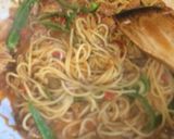 サバ缶とサルサソースのパスタ♪簡単作り方4写真