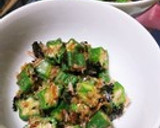 オクラのおかか和え作り方69写真