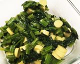 ほうれん草と干し海老の煮浸し作り方4写真