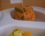 離乳食？息子と一緒ランチ～チキンライス～作り方5写真