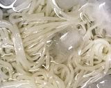 簡単♡めちゃウマ♡サバ缶でぶっかけ冷麦♡作り方5写真