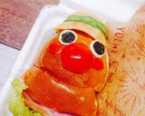 ロールパンでごんたくん♪可愛い(^3^)作り方7写真