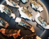 簡単！黄金比！ささみ海苔巻作り方3写真