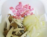 春キャベツとクリームチーズのサラスパ作り方3写真
