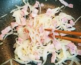 春キャベツとクリームチーズのサラスパ作り方5写真