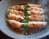 豆苗の豚バラ巻き作り方3写真