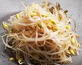 豆もやしとほうれん草のお浸し作り方1写真