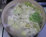 ツナ＆キャベツのクリームパスタ作り方1写真